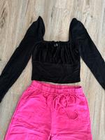 Asos Crop Top Shirt schwarz Bluse Gr. XS 34 neu Baden-Württemberg - Rastatt Vorschau