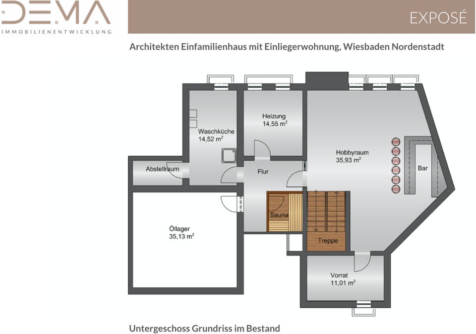 Architektenhaus für die große Familie mit tollem Garten und separater Einliegerwohnung in Wiesbaden
