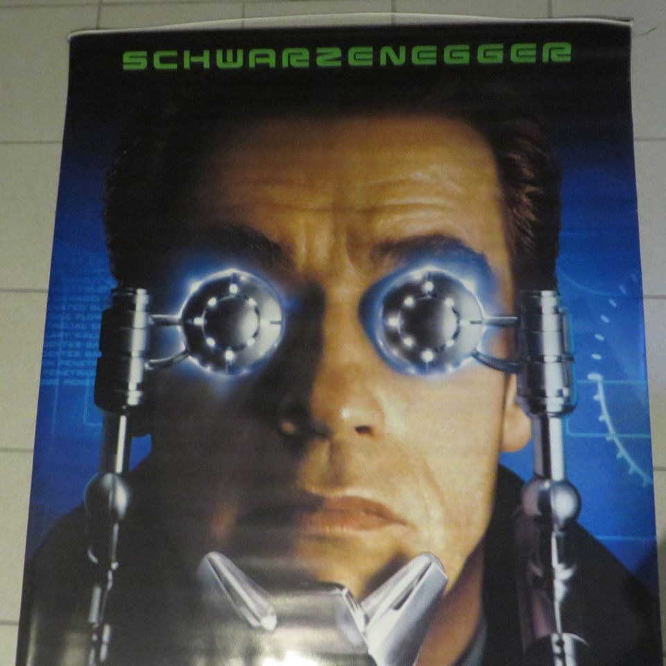 Kino Filmbanner XXL Arnold Schwarzenegger The 6th Day PVC in Troisdorf