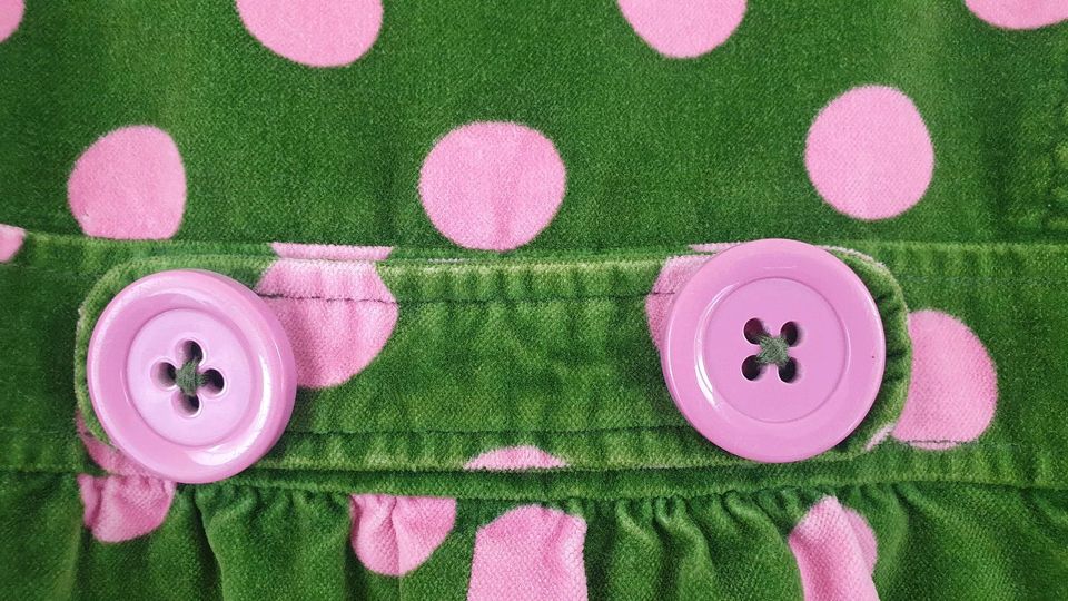 Mini Boden Mantel 3/4 Jahre 110 grün pink dots in Osnabrück