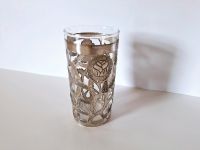 Glas Trinkglas Becher mit 925er Silber Halterung Blumenmuster Bayern - Deggendorf Vorschau