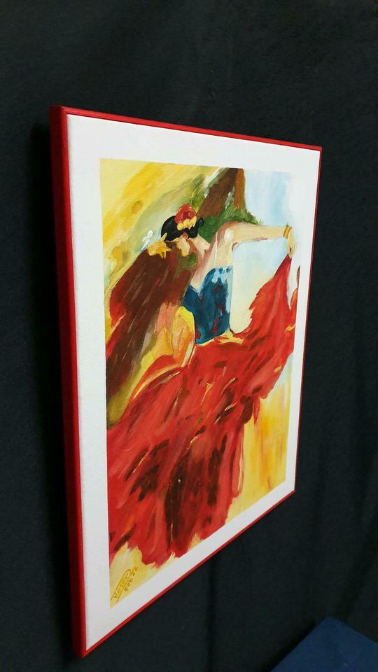 Acryl Bild 40 x 50 Flamenco TOP Hingucker &  Geschenk in Loxstedt