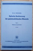 W.E. Tröger - Optische Bestimmung der gesteinsbildenden Minerale München - Schwabing-West Vorschau