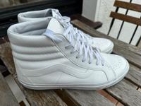 Vans Sk8-Hi All White Leder Gr. 46 Top Nordrhein-Westfalen - Lengerich Vorschau