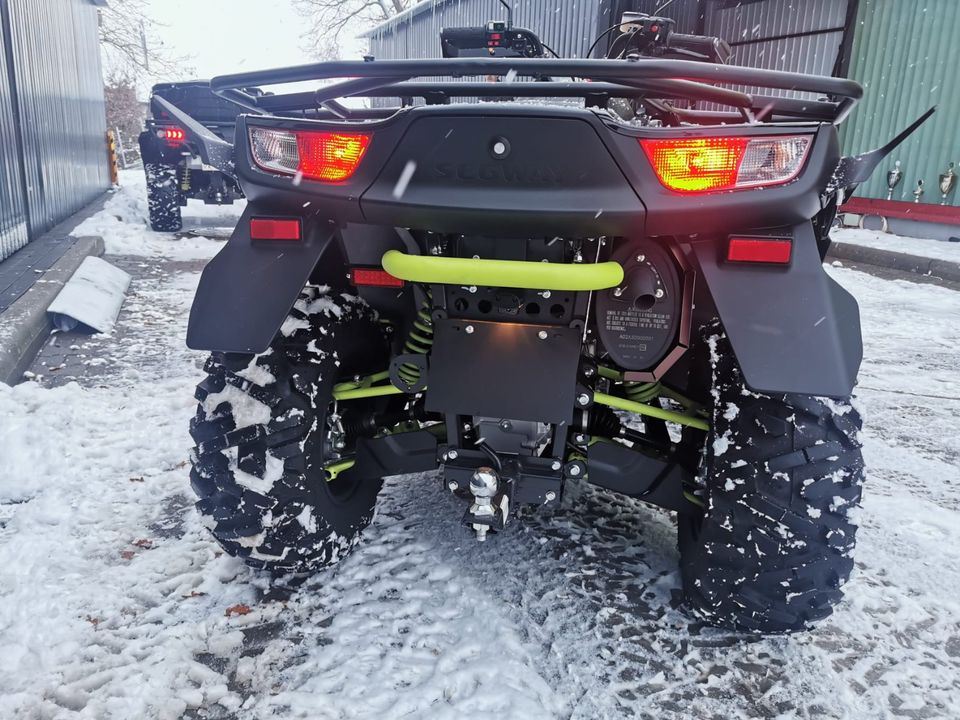 Aktion ATV Segway GS-N schwarz-grün inkl. Scheeschild in Waltershausen