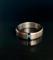 Titan Ringe mit Blauen Diamanten Bayern - Allershausen Vorschau