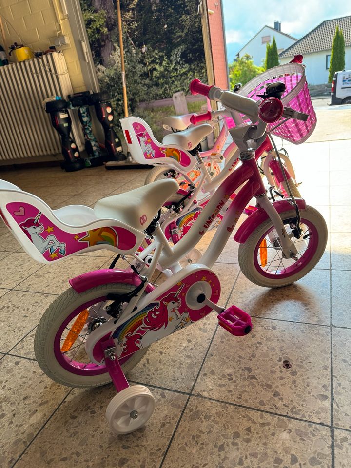 Kinderfahrrad Unicorn 12 Zoll, Pink, Einhorn-Design, in Kassel