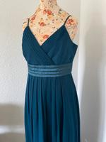 Blaues Kleid Gr. 40 von Zero Satin Maxikleid Abikleid Hochzeit Schleswig-Holstein - Harrislee Vorschau
