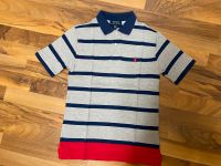 Polo Ralph Lauren Poloshirt blau grau gestreift Gr: M 140-149 cm Bayern - Veitsbronn Vorschau