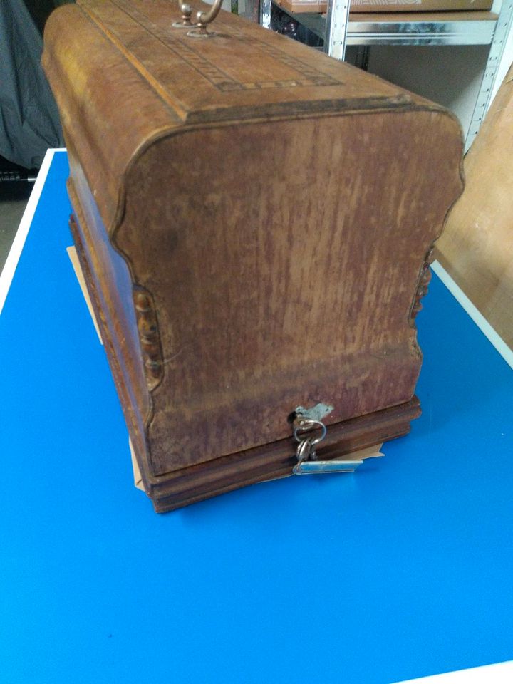 ✨90€ VB✨schöne alte Nähmaschine um 1920 retro Vintage Deko antik in Leck