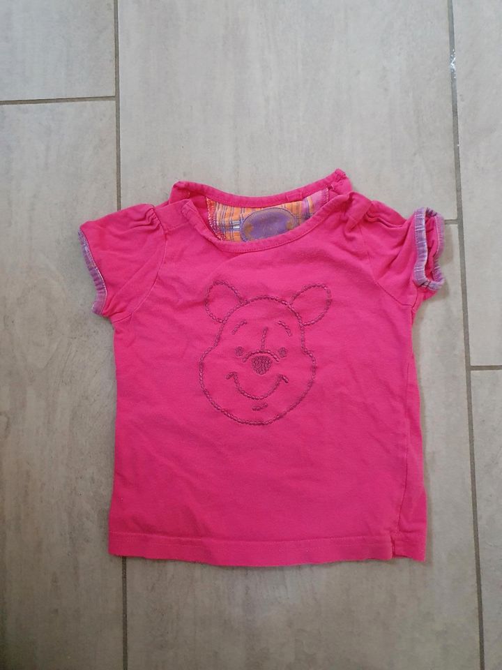 Rosa Winnie Pooh T-Shirt Gr. 86 Mädchen Oberteil Sommer in Issum