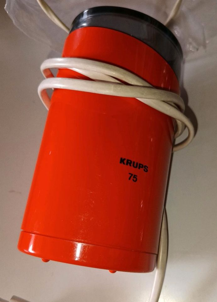 Krups 75 Kaffeemühle 70er 2er-Set rot orange in Landau in der Pfalz