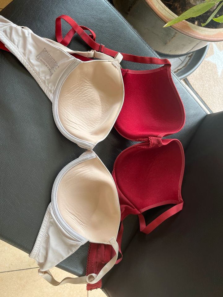 Calvin Klein und Passionata BH 80C rot und beige in Wiesbaden