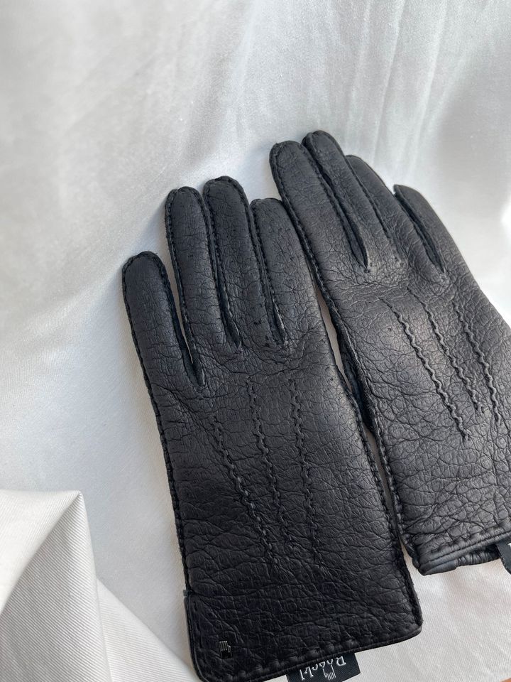Roeckl Peccary Leder Handschuhe Neuwertig 6,5 Wolle Schwarz in Hamburg