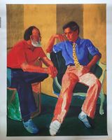 David Hockney, Kunstdruck auf Leinen, 100 x 75 cm, ungerahmt, neu München - Schwabing-Freimann Vorschau