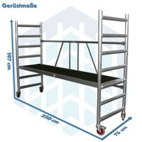 JUMBO XL-Rollgerüst, Fahrgerüst extra lange Plattform, Gerüst Nordrhein-Westfalen - Bad Honnef Vorschau