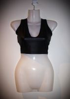 Cooles vintage crop Top tiefer Ausschnitt Lederimitat uy Berghain Nordrhein-Westfalen - Porta Westfalica Vorschau