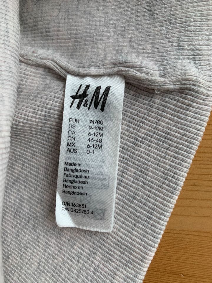H&M MÜTZE BABY GR 74 80 BAUMWOLLE in Frechen