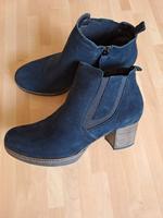 Tamaris Stiefeletten Velour dunkelblau Gr.39 Baden-Württemberg - Welzheim Vorschau