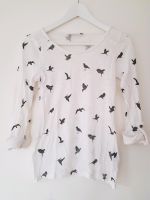 Langarmshirt/Only/XS/Animal/Vögel/Vogel/weiß Kreis Pinneberg - Bönningstedt Vorschau