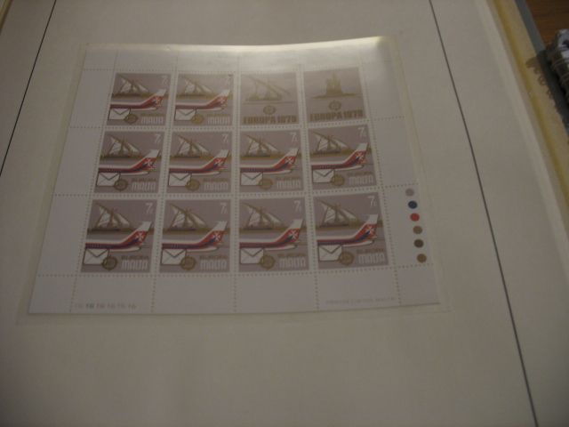 Briefmarkensammlung Europa CEPT postfrische Kleinbogen Teil 2 in Konstanz
