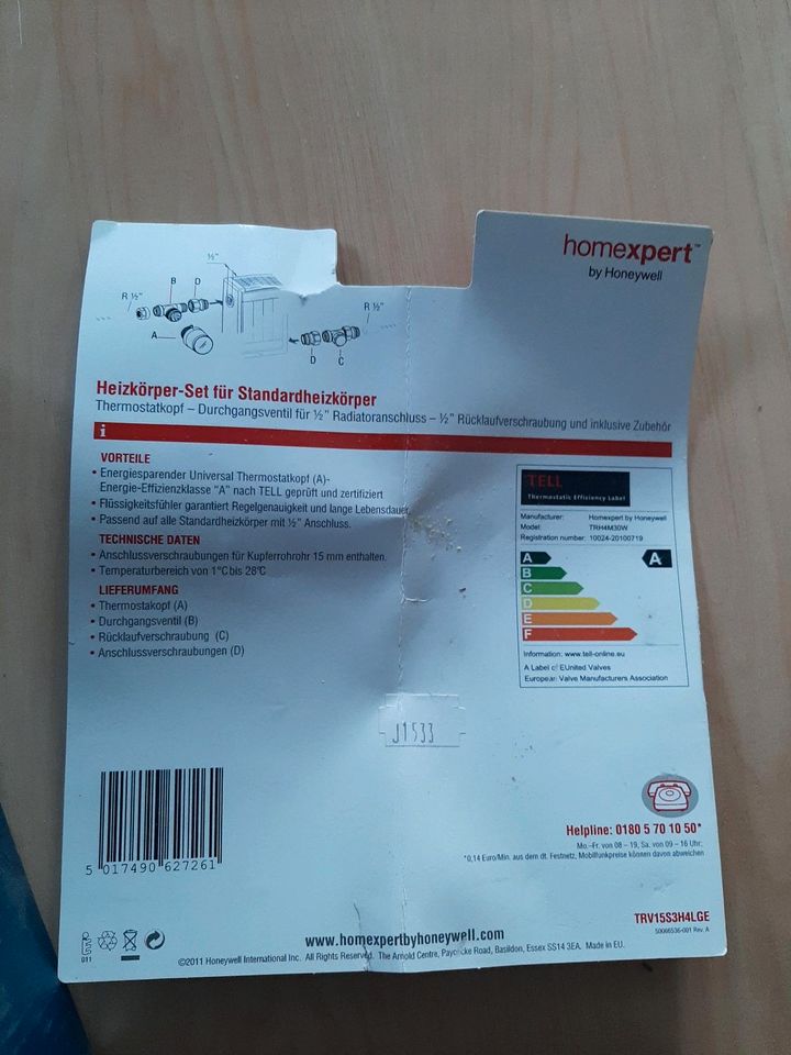 2 x Heizkörper Thermostate Set für Standardheizkörper neu in Zwiesel