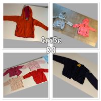 Kleiderpaket Strickjacke Sweatshirtjacke Steiff Größe 80 Nordrhein-Westfalen - Kleve Vorschau