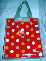 Shopper BE HAPPY rot-weiß Damentasche Rockabilly Tasche Köln - Ehrenfeld Vorschau