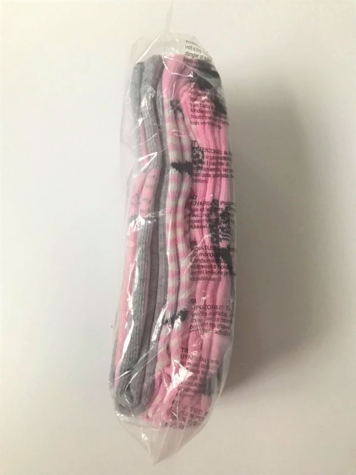 -37% 6 Paar Socken, NEU OVP, LEGO, grau-rosa, Mädchen, 28/30 -110 in Ludwigsfelde