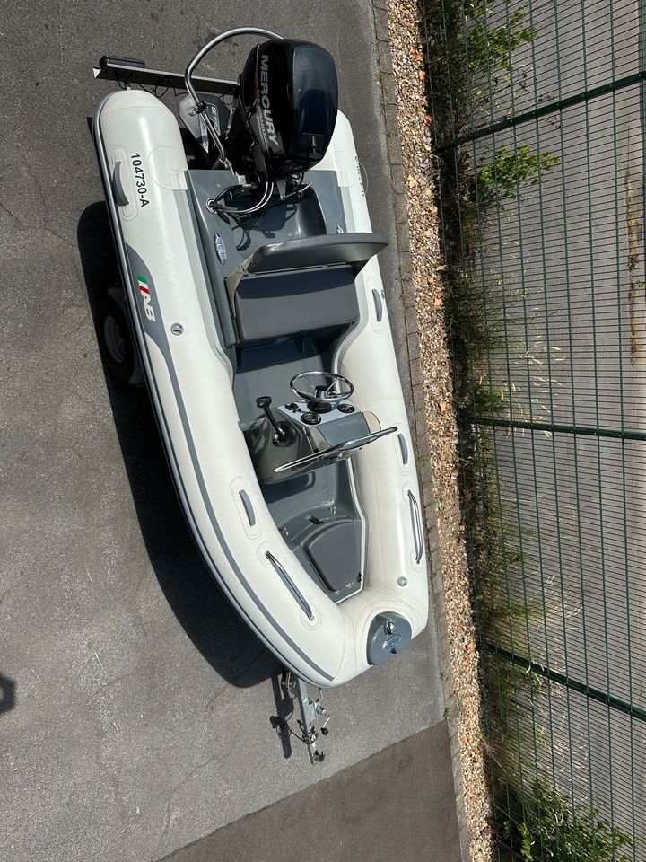 Schlauchboot AB Rib Oceanus 11 Mercury 30PS Tausch Jetski in Düsseldorf