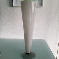 Vase Glas Glasvase hellgrau 40 cm Hessen - Riedstadt Vorschau
