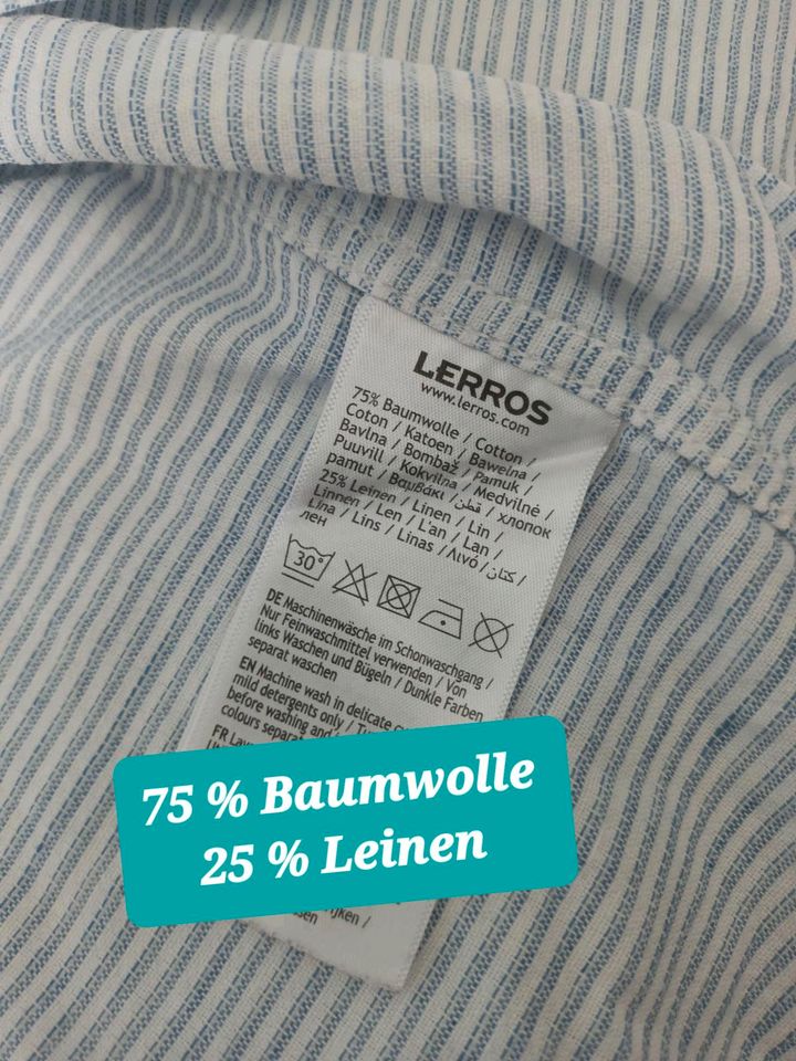 Lerros Hemd Freizeithemd Leinen Baumwolle XL in Gießen