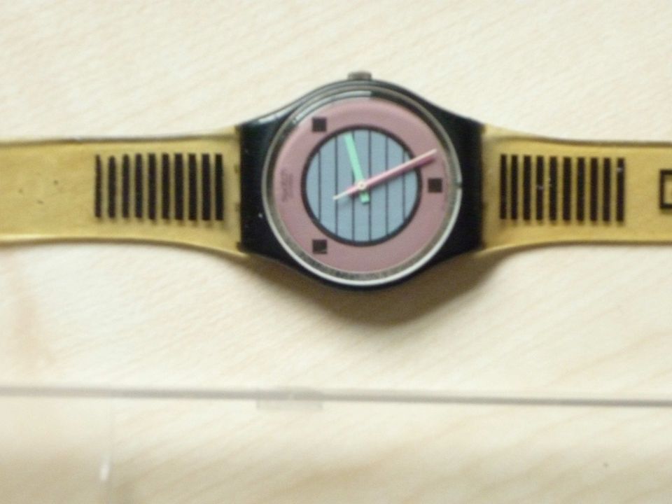 Sammleruhr Armbanduhr Swatch 80er gebraucht mit Verpackung in Redwitz a d Rodach