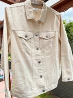 Jeansjacke Jacke Damen hellbeige Gr. 52 von C&A Thüringen - Gerstungen Vorschau