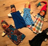 4 handgeschnitzte Holz-Handpuppen Lotte Sievers-Hahn Werkstatt Nordrhein-Westfalen - Halver Vorschau