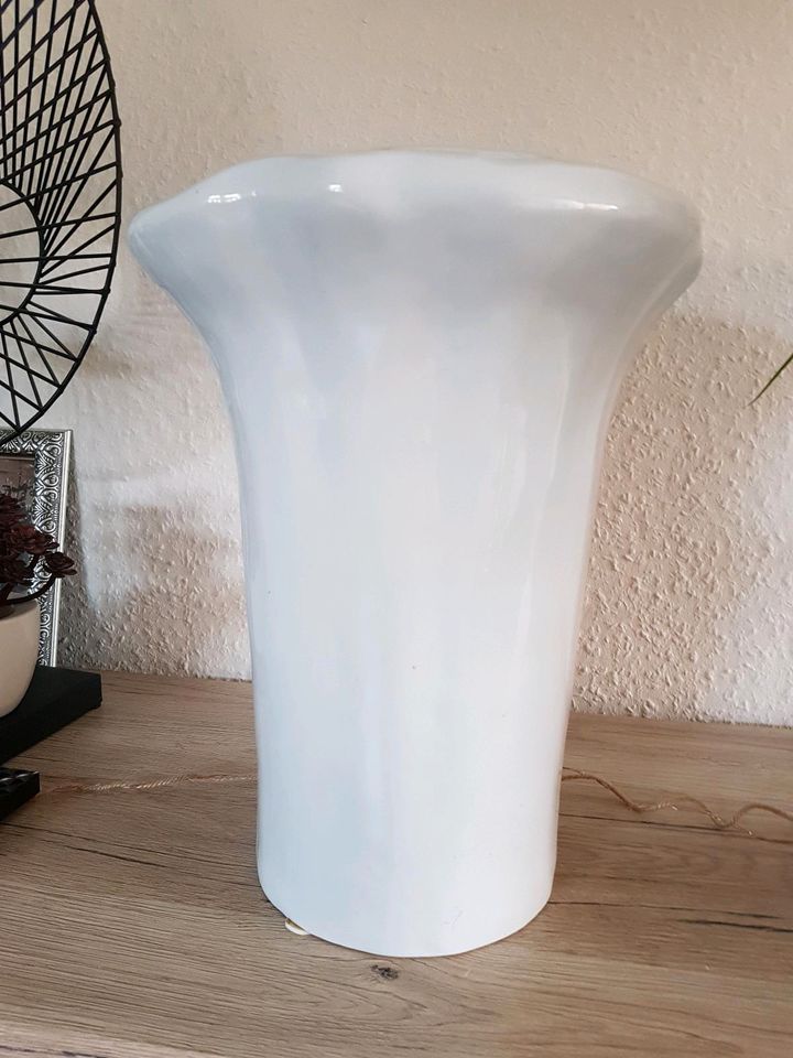 Gilde Vase Keramik XL Blumenvase in Goch