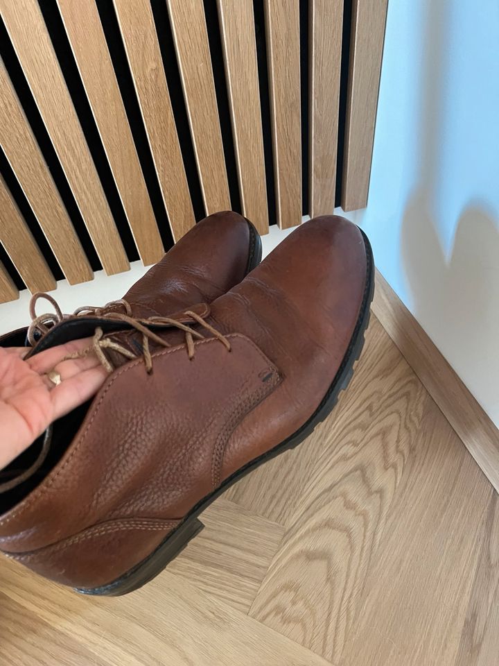 Tommy Hilfiger Schuhe Stiefel Boots 42 braun in St. Leon-Rot