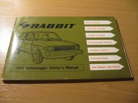 VW Rabbit 1979 Volkswagen Owner`s Manual US USA Golf Anleitung Nordrhein-Westfalen - Herne Vorschau