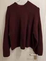 H&M Pullover Rippenstrick dunkelrot Burgunder Gr. M Düsseldorf - Stadtmitte Vorschau