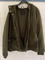 Parka Jacke Zara grün Gr.S dunkelgrün kahki Hessen - Kaufungen Vorschau