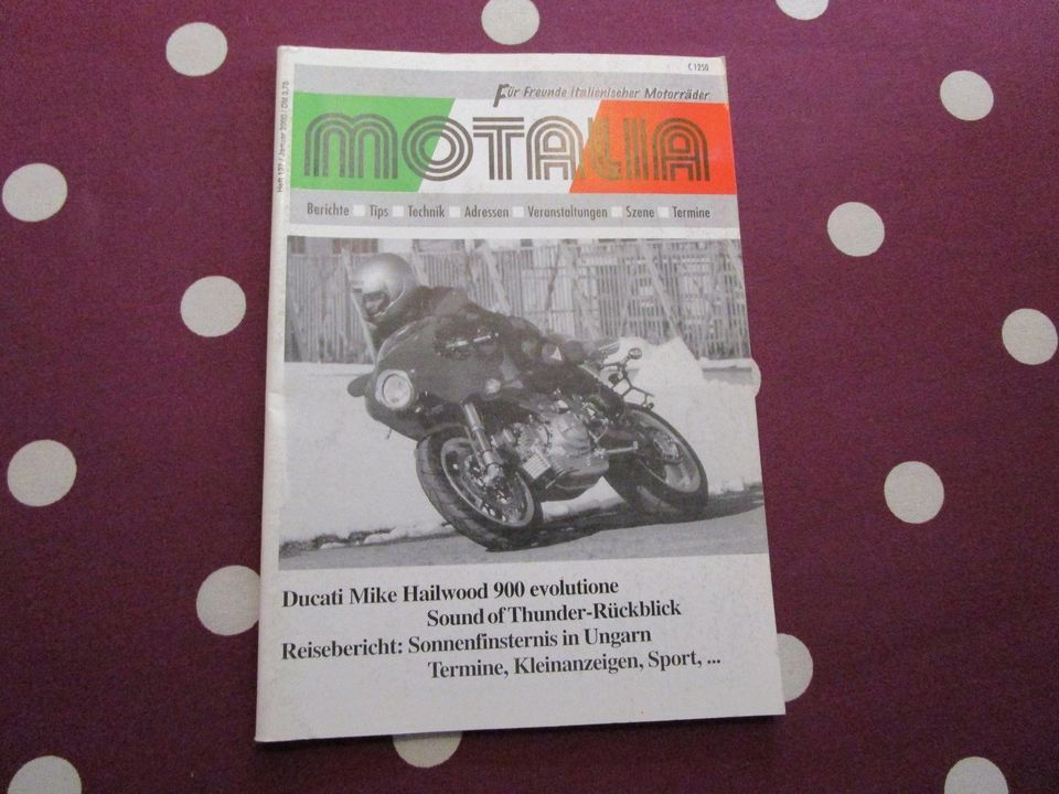 Motalia Heft 127, Ducati Mike Hailwood 900 evolutione, Sound of T in Limburg