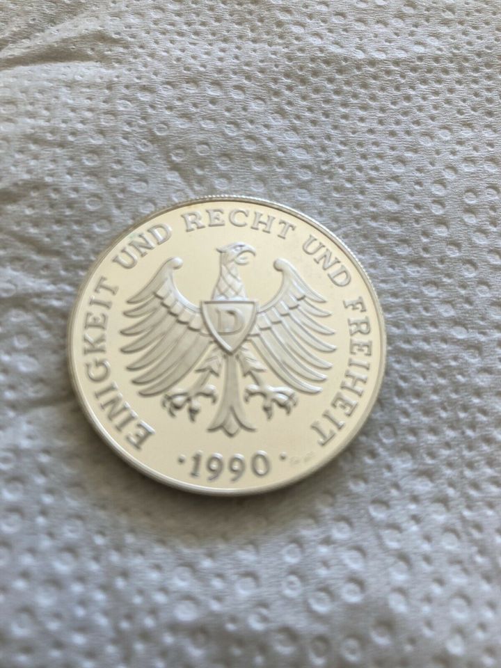 Silbermedaille 1990 Bayern Einigkeit und Recht und Freiheit in Castrop-Rauxel