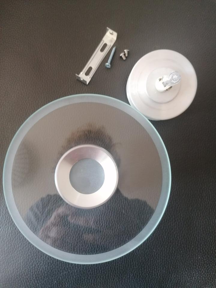 Deckenleuchte Deckenlampe Ø17cm Aluminium Glas Sonnenstrahl in Wiesbaden