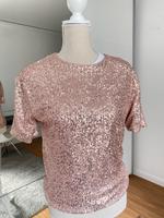 Pailettenshirt rosé H&M Saarland - Saarlouis Vorschau