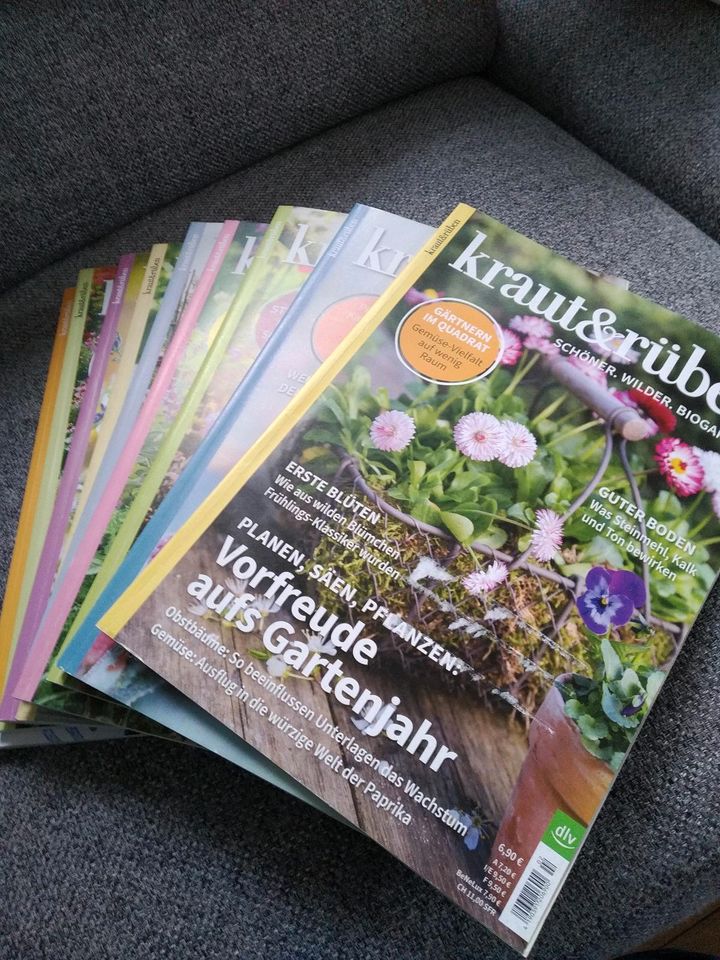 9 Gartenzeitschriften "Kraut & Rüben" Gartenzeitung Gartenzeitsch in Twist