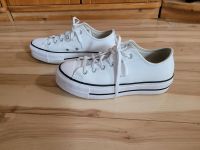 Converse Chucks Gr.40 Leder, Plateau -neuwertig- Bochum - Bochum-Süd Vorschau