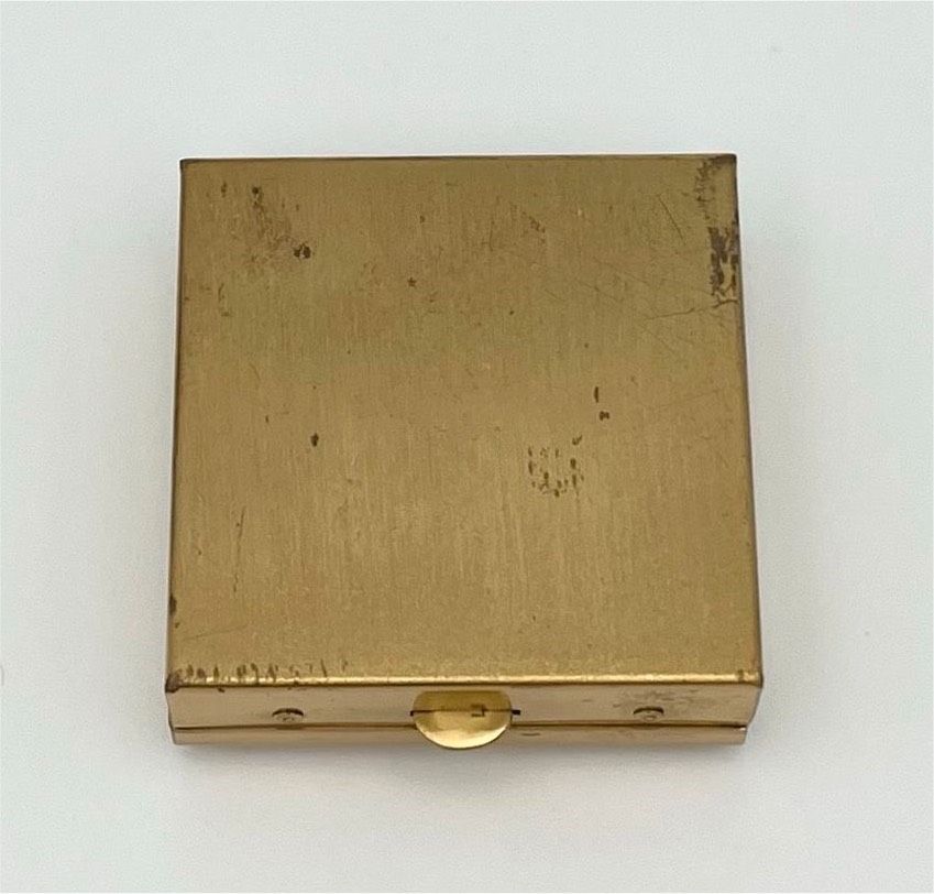 Vintage Pillendose Schmetterling Schmuckbox Falter Gold Schatulle in Schwerin