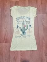 H&M Sommer Shirt T-Shirt Longshirt Gr. XS 34 gelb mit Motiv Hamburg-Nord - Hamburg Langenhorn Vorschau