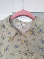 Blumen-Kleid in Mintfarbe von C&A, 100% Viskose München - Ramersdorf-Perlach Vorschau