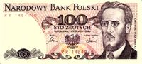 Polen 100 Zloty Banknote 1986 Brandenburg - Schildow Vorschau